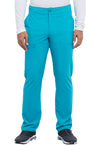 Teal Blue - Cherokee Allura Men Scrub Pants - Front View