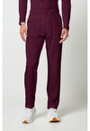 Wine - Cherokee Allura Men Scrub Pants - Front View