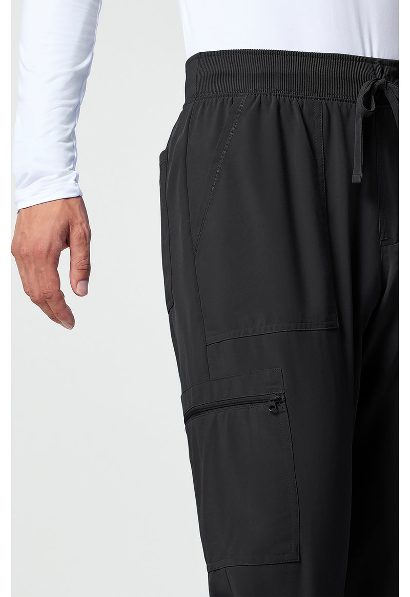Black - Men's Mid Rise Jogger (View 3)