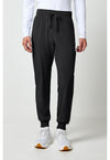 Black - Cherokee Allura Men Scrub Pants - Front View