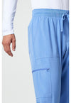 Ciel Blue - Men's Mid Rise Jogger (View 3)