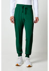 Hunter Green - Cherokee Allura Men Scrub Pants - Front View