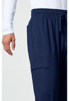 Navy - Men's Mid Rise Jogger (View 3)