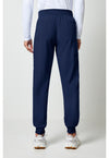 Navy - Cherokee Allura Men Scrub Pants - Back View