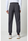 Pewter - Cherokee Allura Men Scrub Pants - Back View