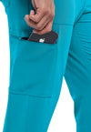 Teal Blue - Men's Mid Rise Jogger (View 2)