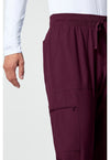Wine - Men's Mid Rise Jogger (View 3)