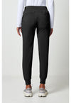 Black - Cherokee Allura Women Scrub Pants - Back View