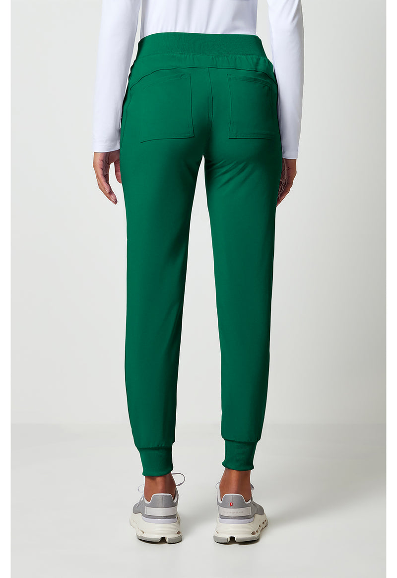 Hunter Green - Cherokee Allura Women Scrub Pants - Back View