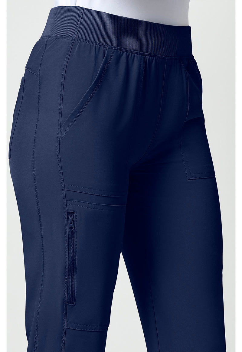 Navy - Women's Mid Rise Jogger (View 4)