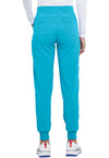 Teal Blue - Cherokee Allura Women Scrub Pants - Back View