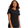black - Round Neck Top