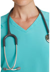 Aqua Cove - Women's V-Neck Scrub Top (View 2)