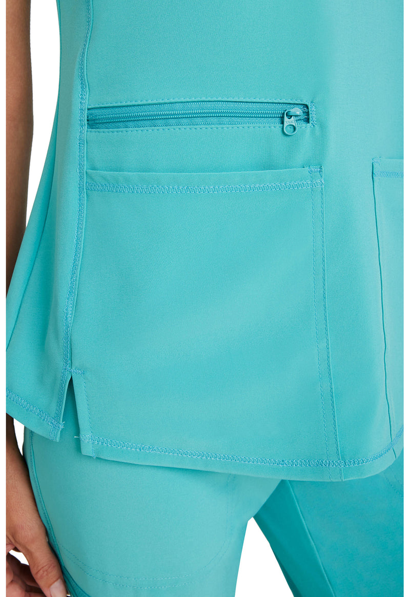 Aqua Cove - Women's V-Neck Scrub Top (View 3)