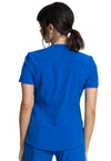 Royal - Cherokee Allura Women Scrub Top - Back View