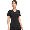 black - Mock Wrap Top