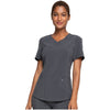 pewter - Mock Wrap Top