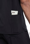 Black - Men's Tuckable V-Neck Top (View 2)