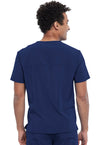 Navy - Men's Tuckable V-Neck Top (Back)