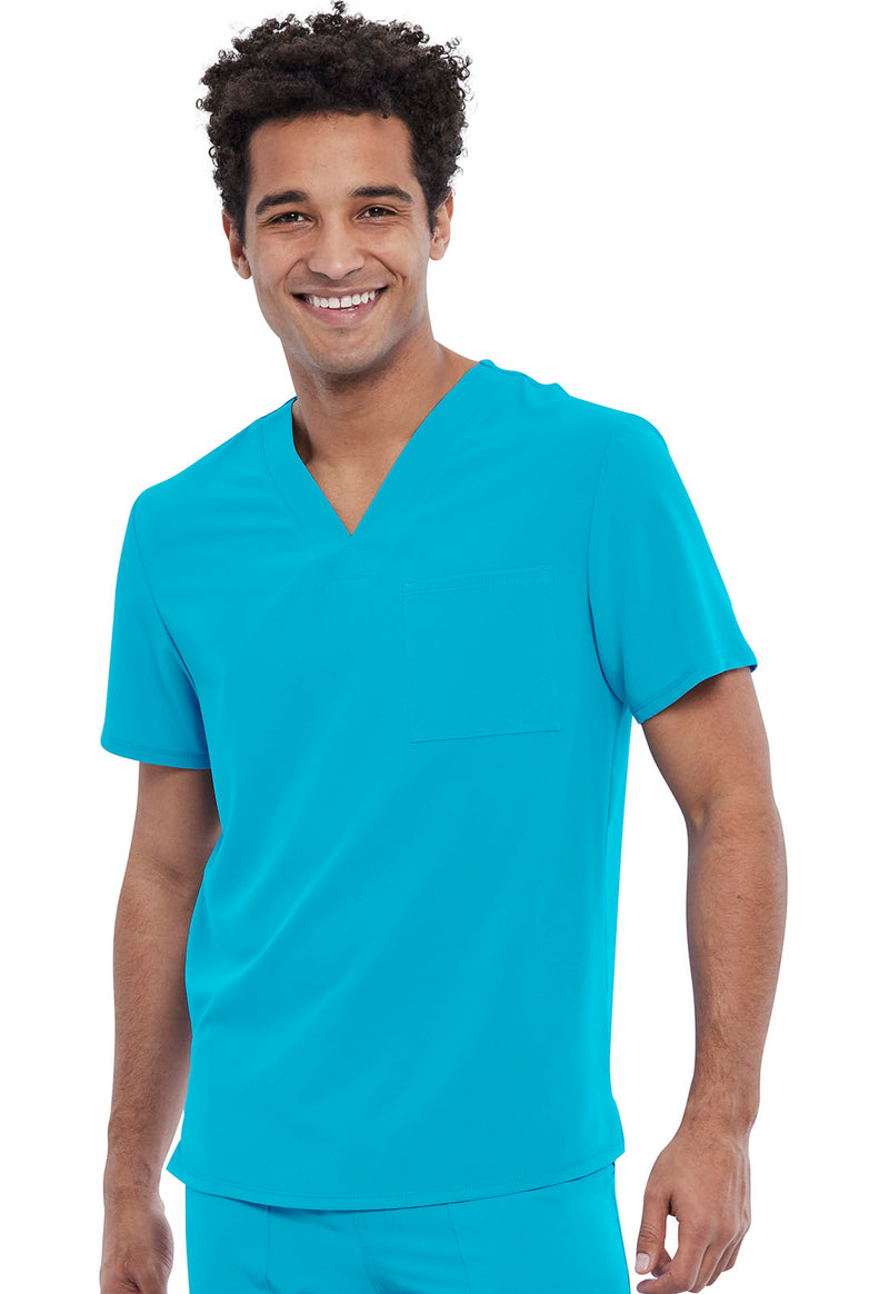 Teal Blue - Men's Tuckable V-Neck Top