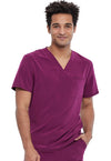 Wine - Men's Tuckable V-Neck Top