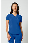 Royal - Cherokee Allura Women Scrub Top - Front View