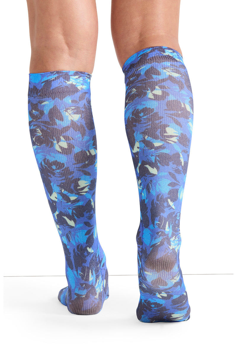 Garden Silhouette - Knee High 8-15 mmHg Compression Sock (Back)
