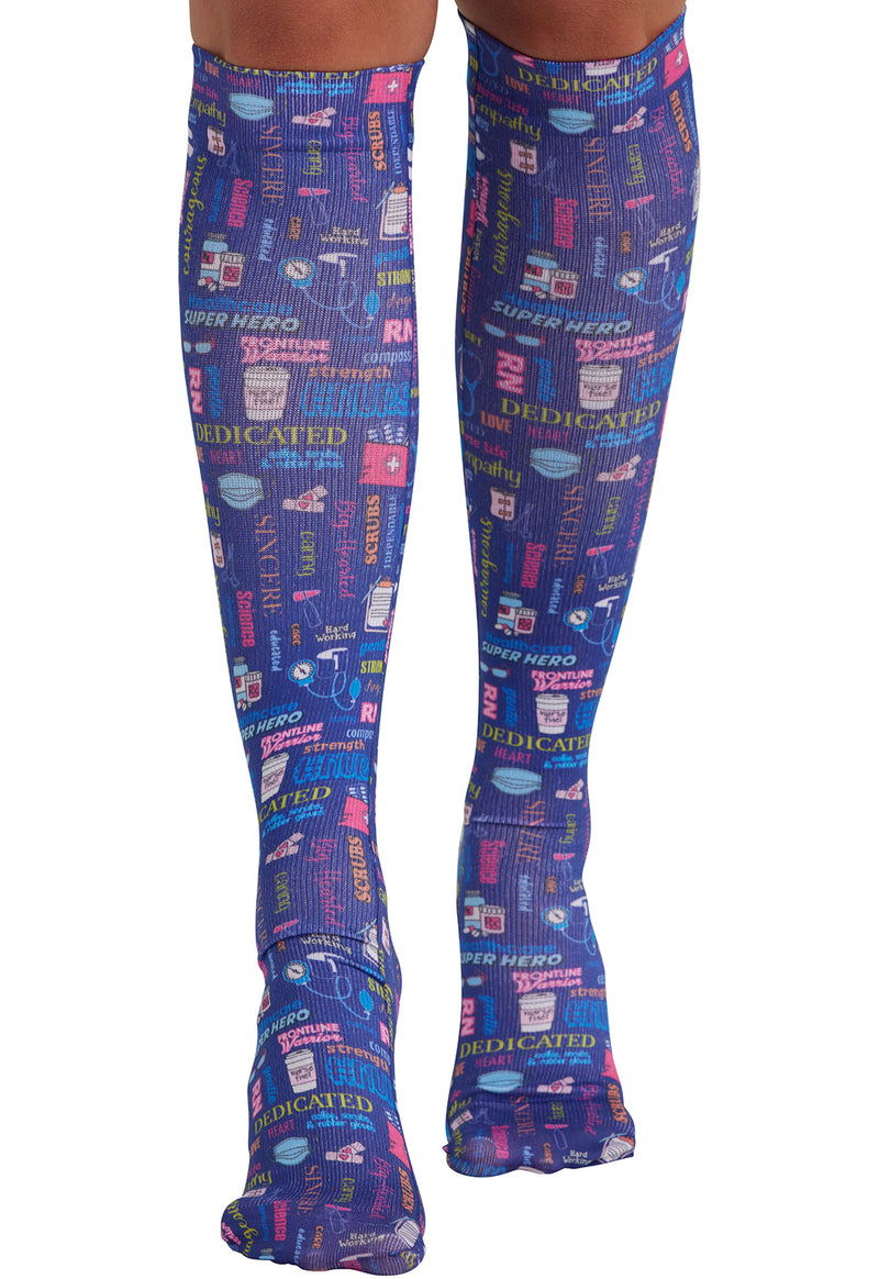 Scrub Love - Knee High 8-15 mmHg Compression Sock