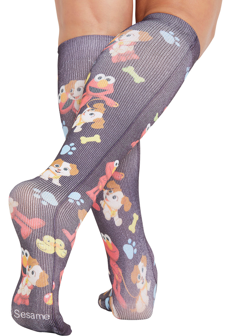 Fur-ever Friends - Knee High 8-15 mmHg Compression Sock (Back)