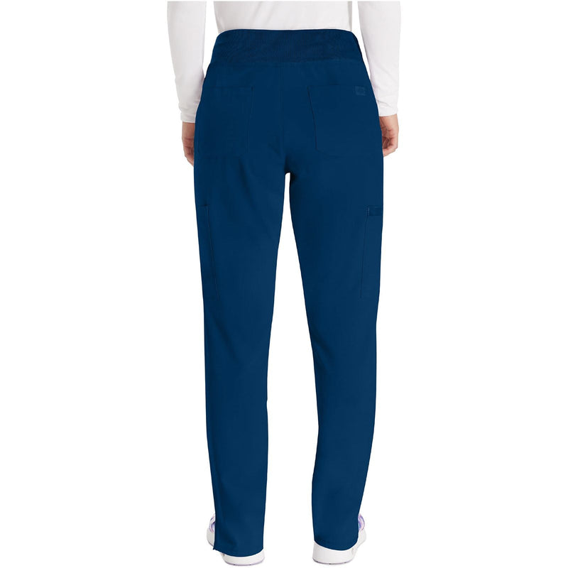 navy - Natural Rise Tapered Leg Pull-On Pant