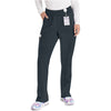 pewter - Natural Rise Tapered Leg Pull-On Pant