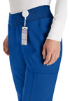 Galaxy Blue - Women's Natural Rise Tapered Leg Pull-On Scrub Pants – Tall (View 2)