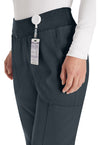 Pewter - Women's Natural Rise Tapered Leg Pull-On Scrub Pants – Tall (View 2)