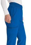 Royal - Women's Natural Rise Tapered Leg Pull-On Scrub Pants – Tall (View 3)