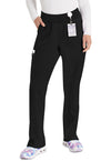 Black - Dickies EDS Essentials Women Scrub Pants - Front View