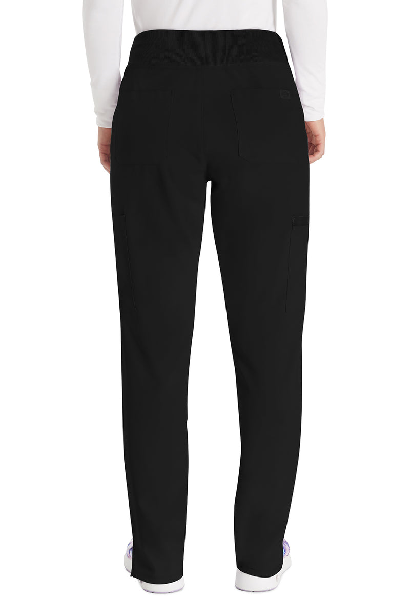 Black - Dickies EDS Essentials Women Scrub Pants - Back View
