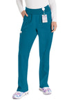 Caribbean Blue - Dickies EDS Essentials Women Scrub Pants - Front View