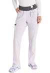 Chilled Lilac - Women's Natural Rise Tapered Leg Pull-On Scrub Pants
