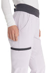 Chilled Lilac - Women's Natural Rise Tapered Leg Pull-On Scrub Pants – Regular (View 4)