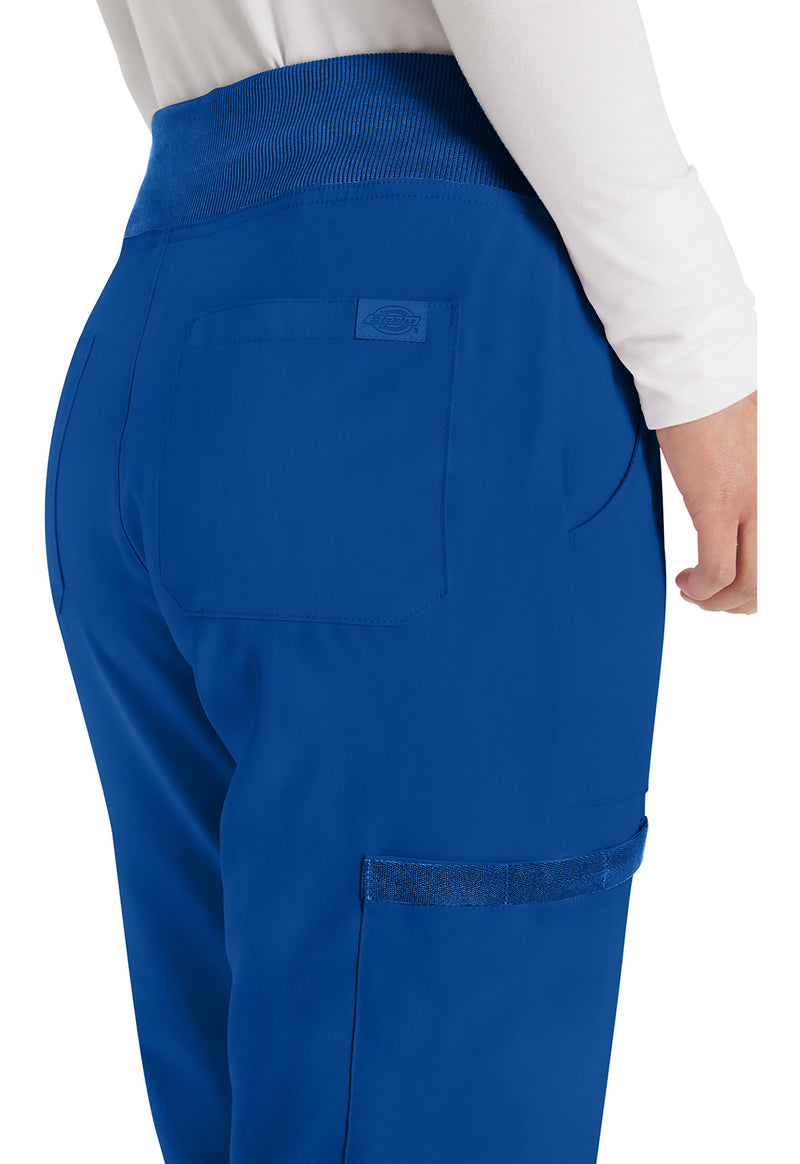Galaxy Blue - Women's Natural Rise Tapered Leg Pull-On Scrub Pants – Regular (View 4)