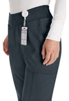 Pewter - Women's Natural Rise Tapered Leg Pull-On Scrub Pants – Regular (View 2)