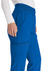 Royal - Women's Natural Rise Tapered Leg Pull-On Scrub Pants – Regular (View 3)