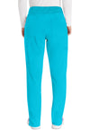 Turquoise - Dickies EDS Essentials Women Scrub Pants - Back View