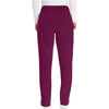 wine - Natural Rise Tapered Leg Pull-On Pant