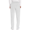 white - Natural Rise Tapered Leg Pull-On Pant