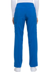 Royal - Women's Mid Rise Straight Leg Drawstring Scrub Pants – Petite (Back)