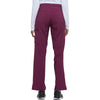 wine - Mid Rise Straight Leg Drawstring Pant