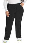 Black - Dickies EDS Essentials Women Scrub Pants - Front View