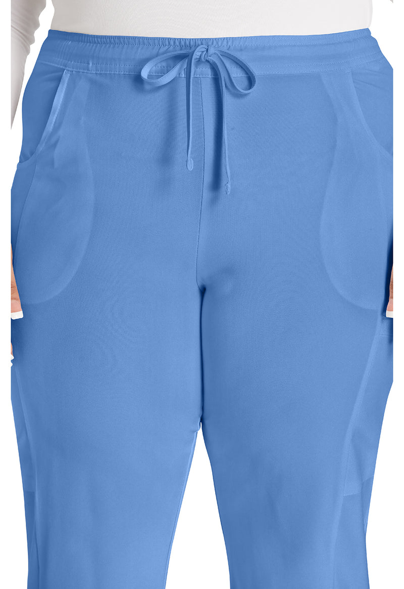 Ciel - Women's Mid Rise Straight Leg Drawstring Scrub Pants – Regular (View 3)
