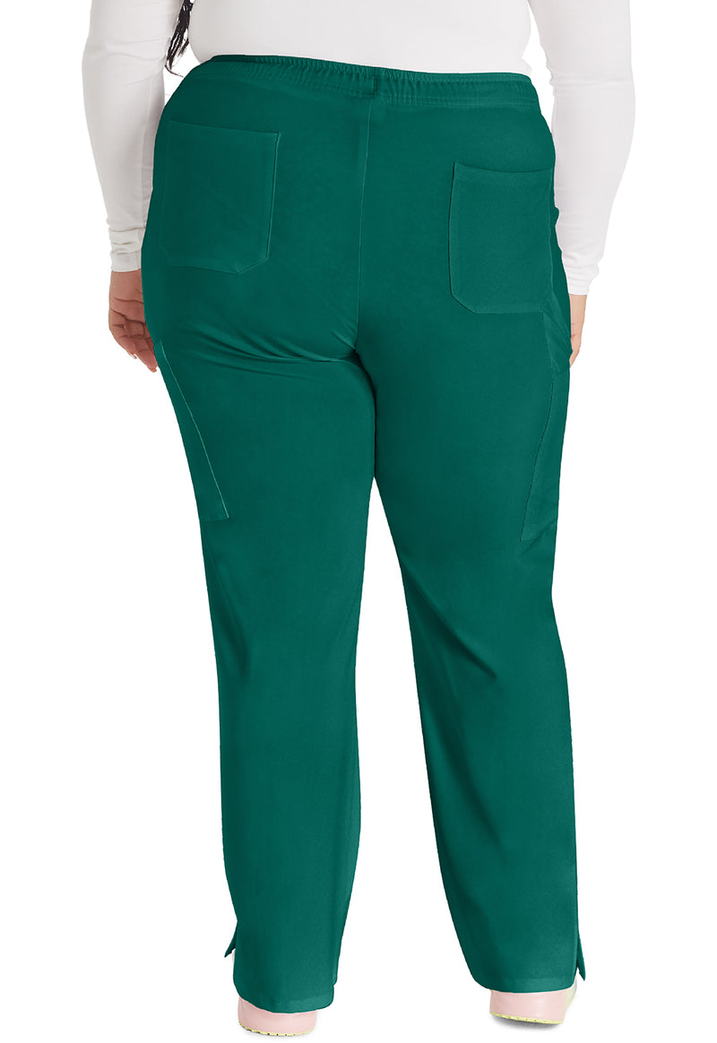 Hunter Green - Dickies EDS Essentials Women Scrub Pants - Back View